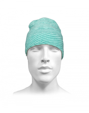 Unisex acrylic  self Designer Cap light green
